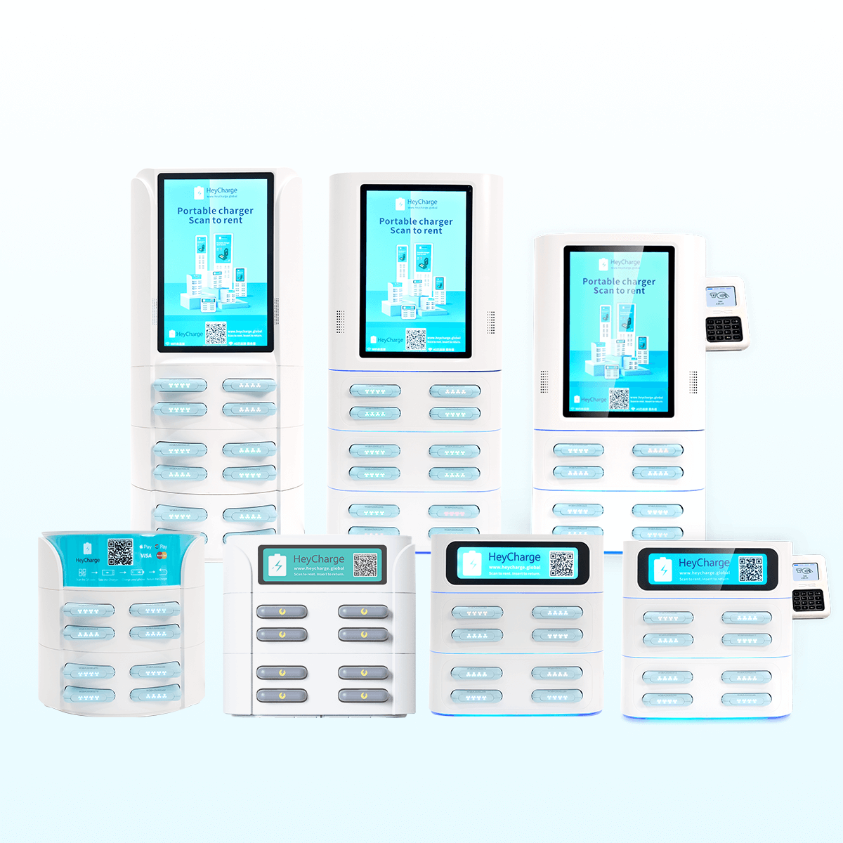 Desktop Stackable Shared Power Banks - HeyCharge