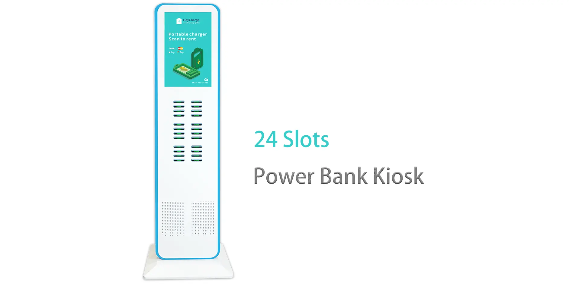 24 slots power bank kiosk