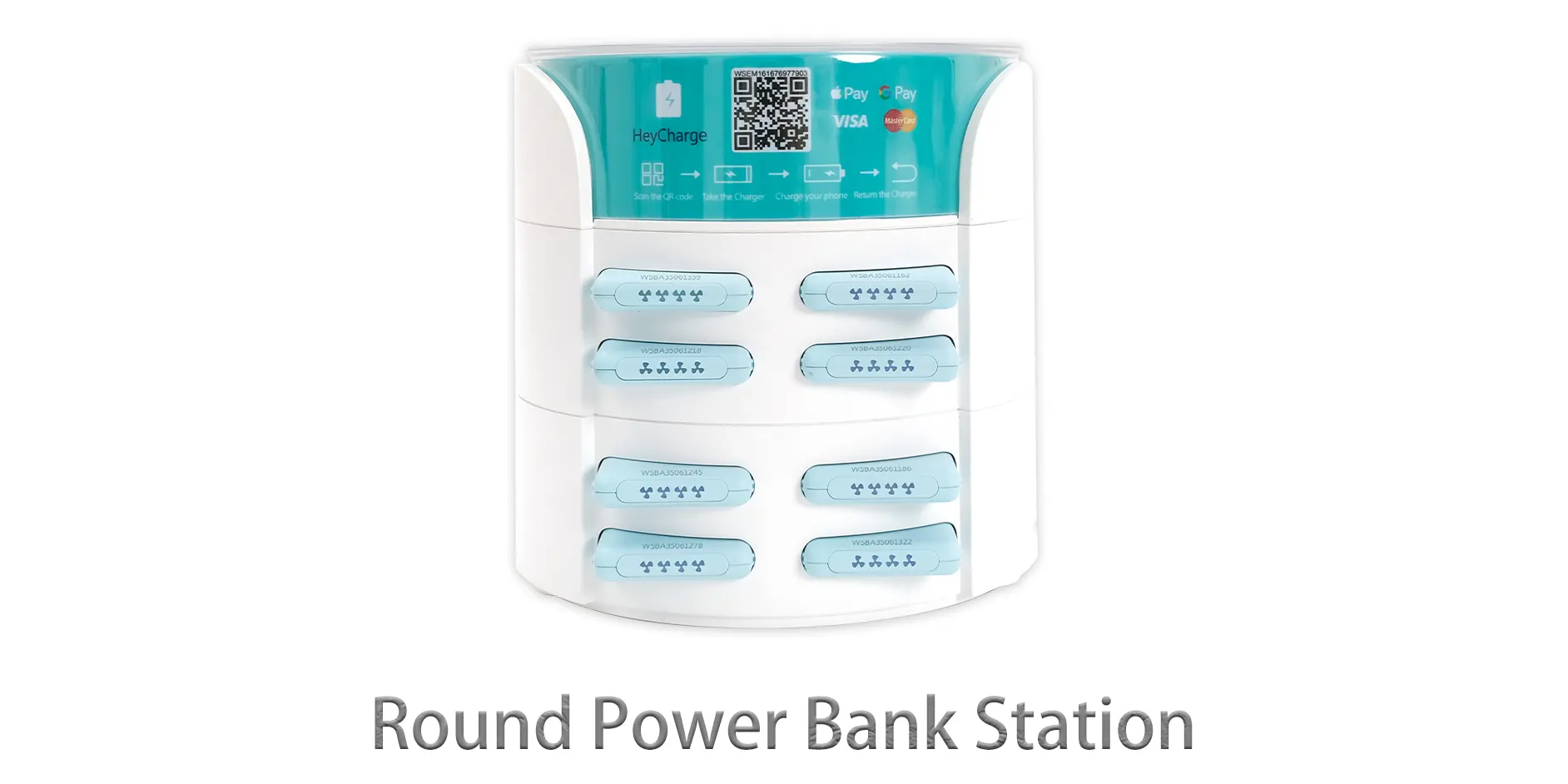 round power bank station