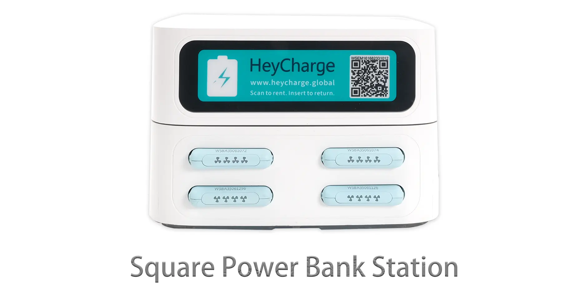 square power bank station