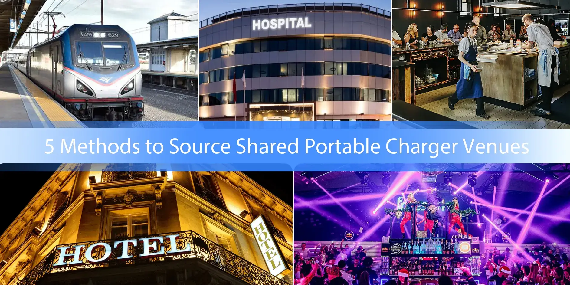 5 Methods to Source Shared Portable Charger Venues