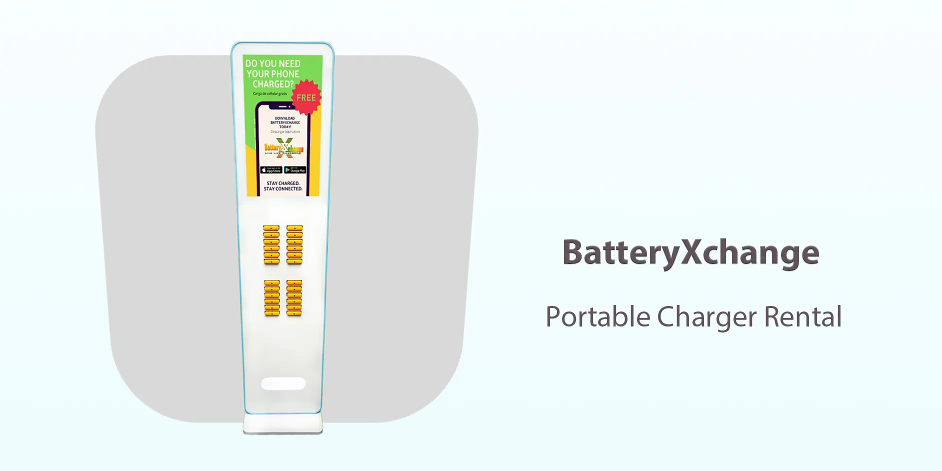 batteryxchange portable charger rental brand