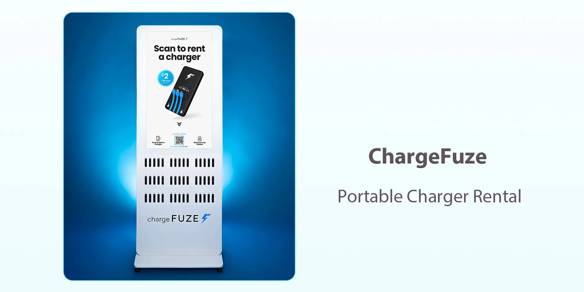 chargefuze portable charger rental brand