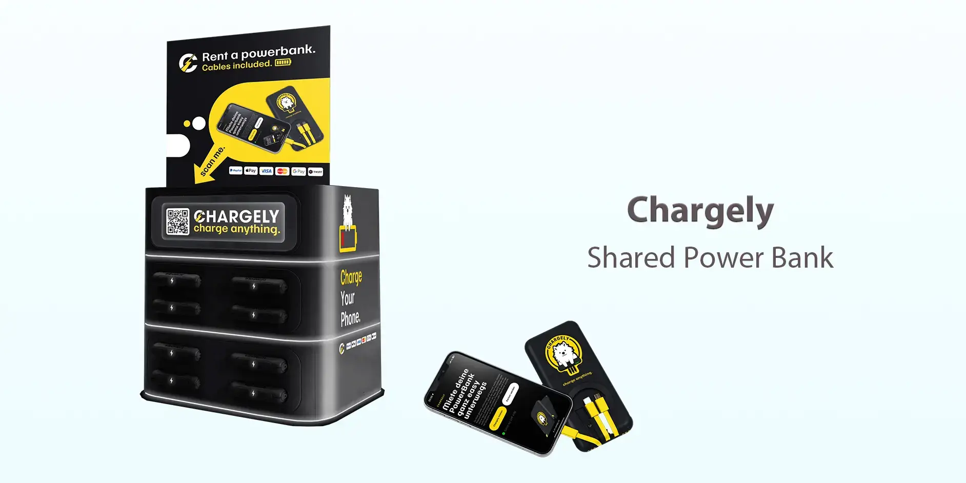 chargely shared power bank brand