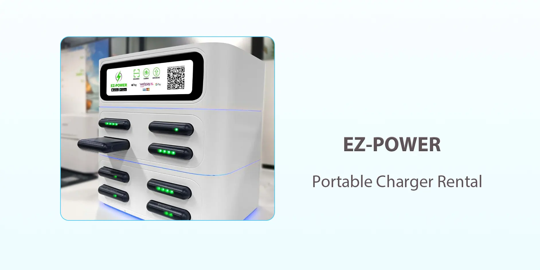 ez-power portable charger rental brand