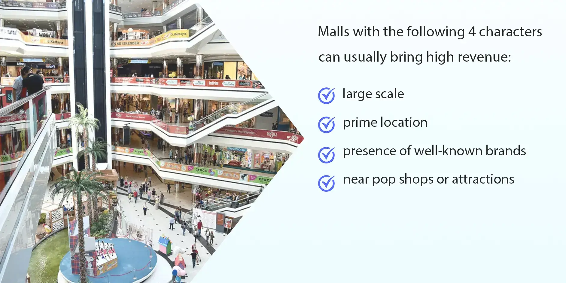 how should a shared power bank company select a mall?