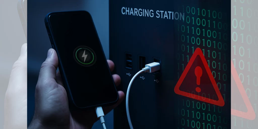 protect your phone at public phone charging stations