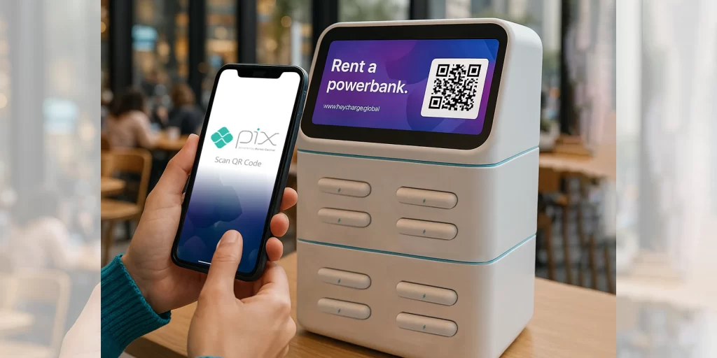renting a shared power bank by pix